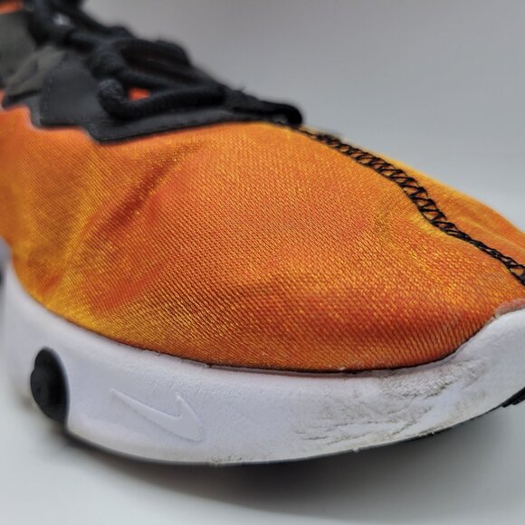 Nike React Element 55 Mens Sneakers Size 10.5 BQ9241 001 Sunrise Orange Black - Picture 13 of 16